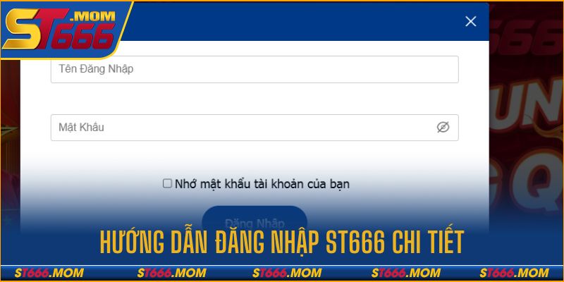 Cách đăng nhập chi tiết