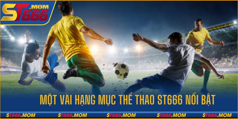 Điểm danh một vài bộ môn nổi bật tại sảnh thể thao của ST666